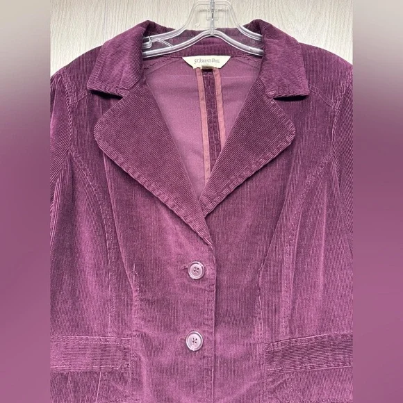 St. John’s Bay Corduroy Women’s Jacket - Size PL - Picture 3 of 6